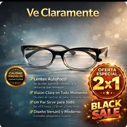 Gafas One Power Multifocales Fotocromáticas 2 en 1™ – Visión Clara Dentro y Fuera de Casa