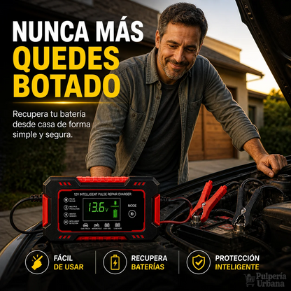 Cargador Reparador Inteligente de Baterías de Auto