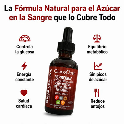 Gluco Clean™ 30 ml | Controla el Azúcar y Protege tu Corazón