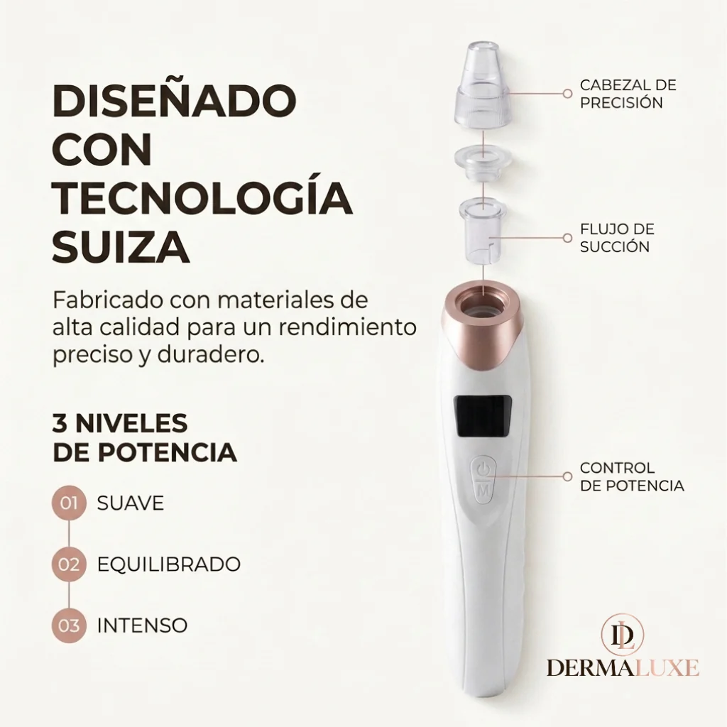 DERMOLUXE®: LIMPIADOR FACIAL LIMPIEZA PROFUNDA DE POROS Y PUNTOS NEGROS.
