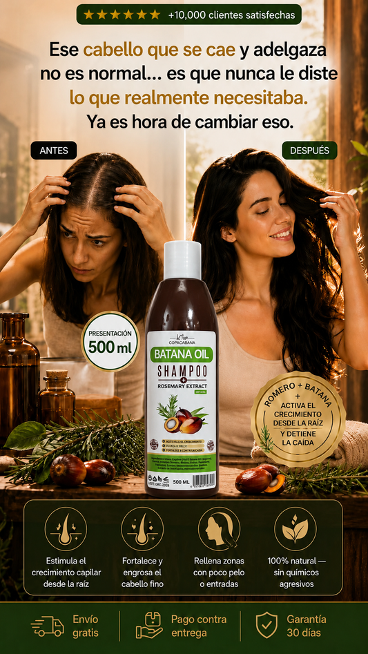 Pack 2x1 Shampoo Batana Crecimiento Cabello