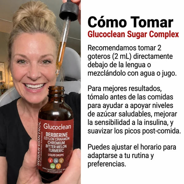 Gluco Clean™ 30 ml | Controla el Azúcar y Protege tu Corazón